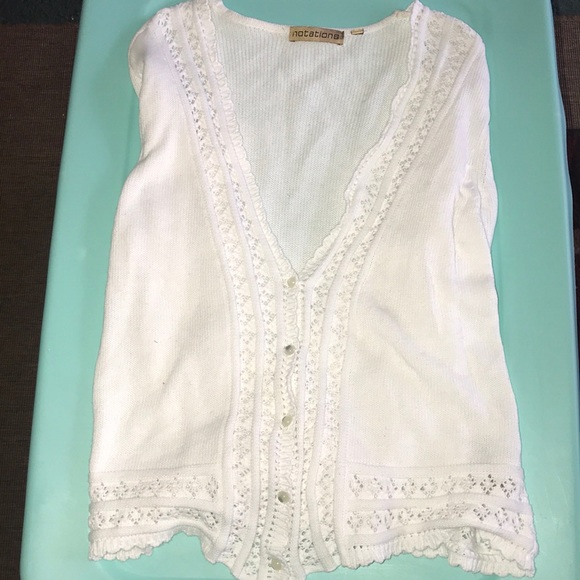 White sweater - Picture 2 of 2